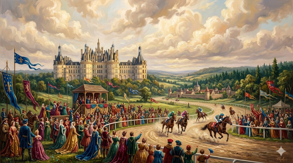 古き良きフランスの競馬場