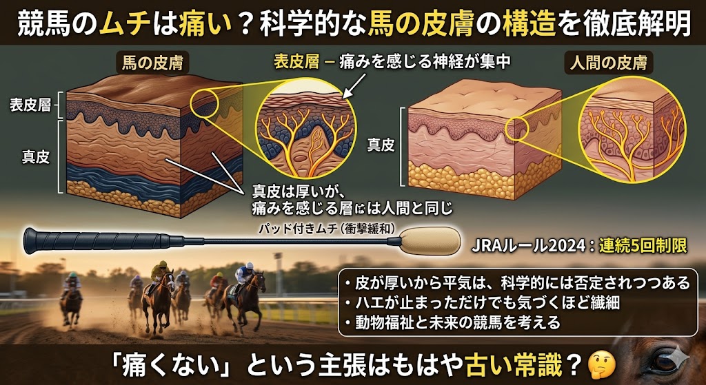 競馬のムチは馬にとって痛いの？現役ファンの私が真相を解説